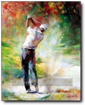 yxr0047 impressionnisme sport golf Peinture à l'huile